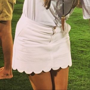 White, Lilly Pulitzer skort!